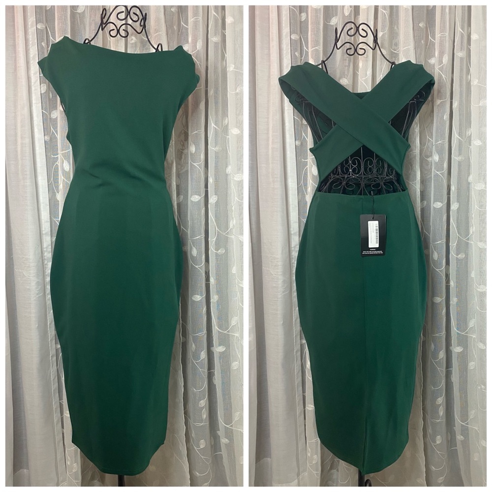 COPY - Brand new Pretty little thing green dress size 8